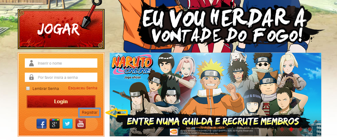 Dicas para jogar o MMORPG Naruto Online