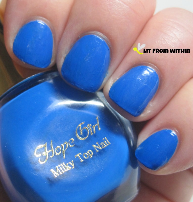 Hope Girl BL03 - a beautiful bright blue that I got in my Blue Memebox 