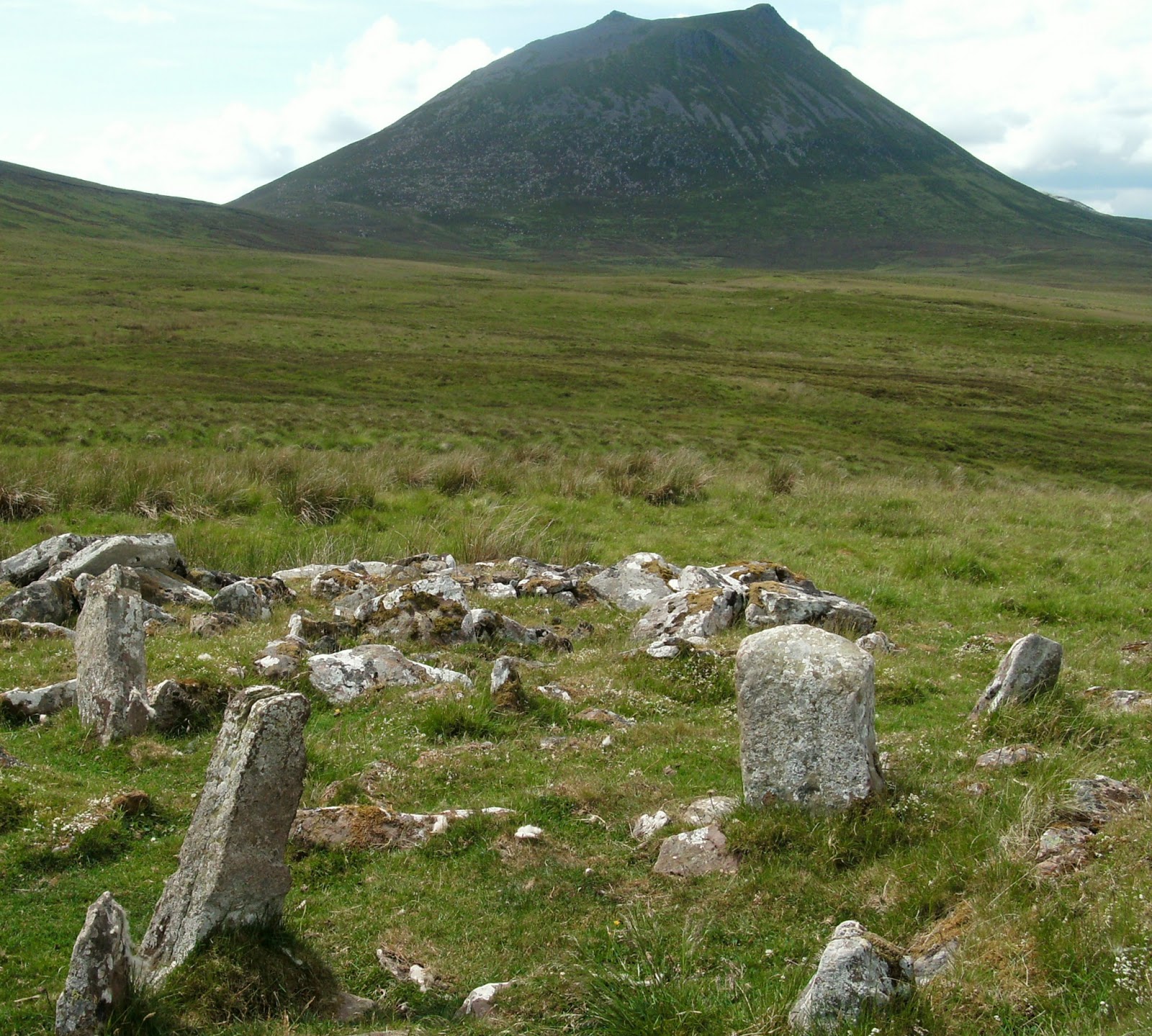 Tour Scotland Tour Scotland Photographs Stone Circle Below Maiden Pap