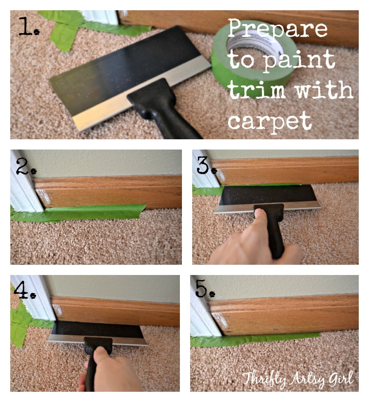 Diy Slab Door Makeover Using Trim And Paint, How To Paint Around Trim