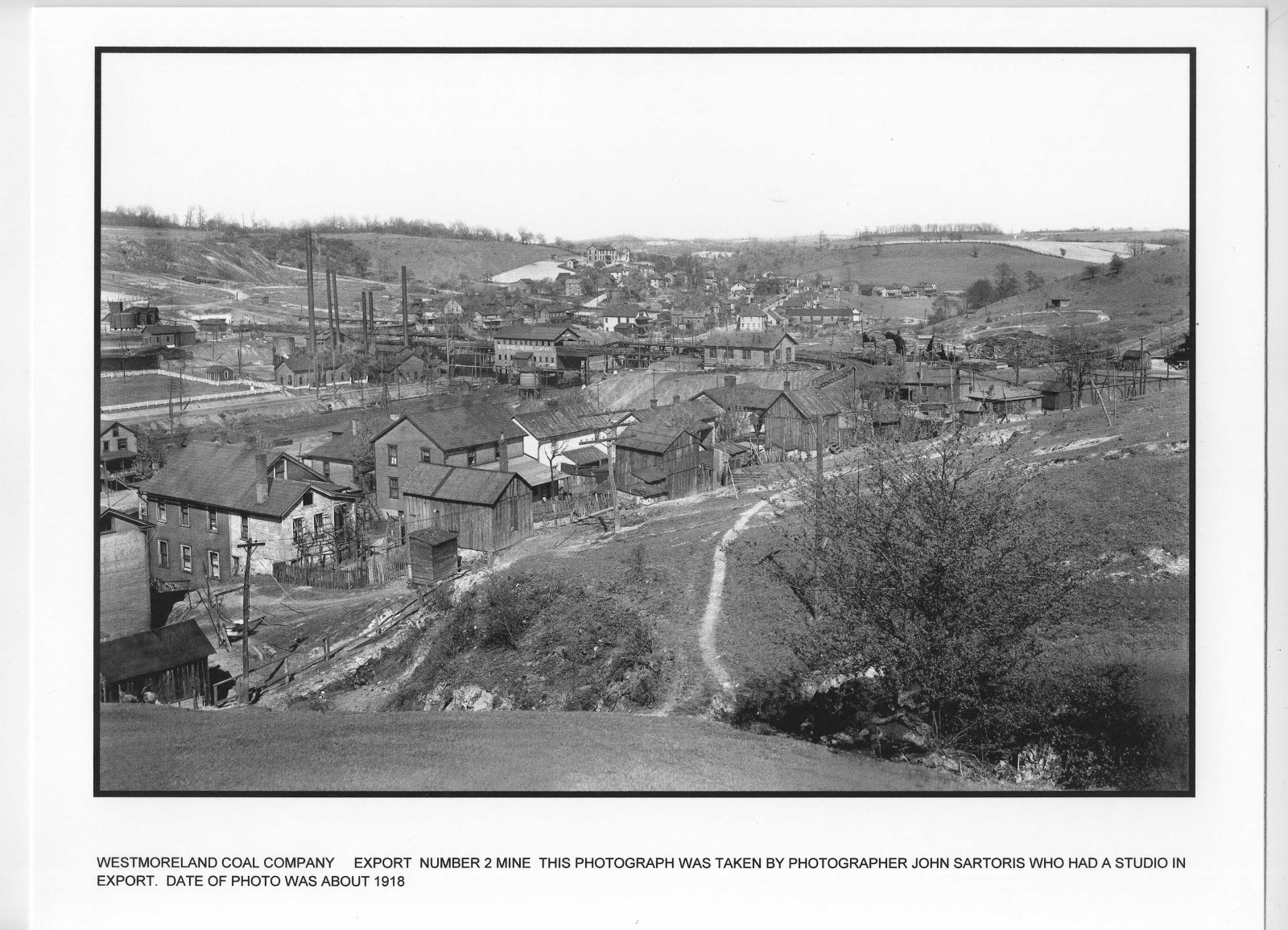 Old Industry of Southwestern Pennsylvania Export, PA and the Export Mines