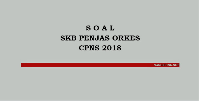 Soal SKB Penjas Orkes CPNS 2018