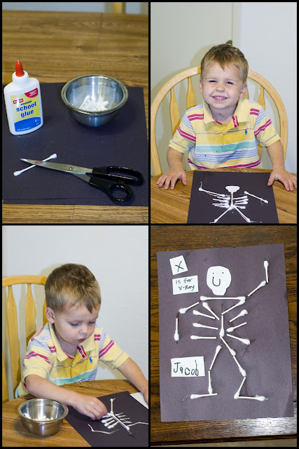 Mommy Lessons 101: X is for X-Ray (Human Body theme)