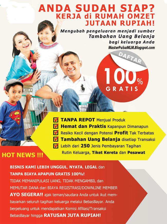 Brosur Master Pulsa Gambaran