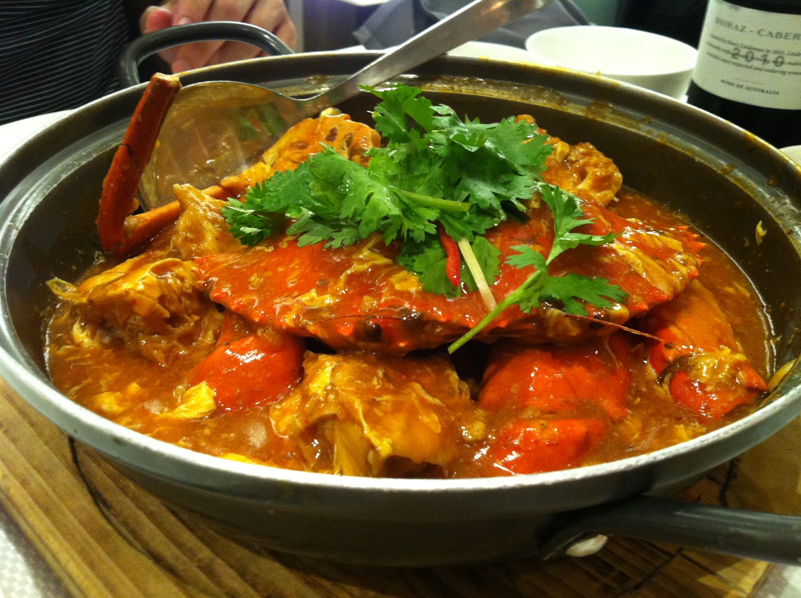 From Sydney to KL Chilli crab at Jumbo Seafood Gallery Singapore
