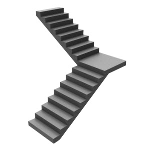 l shaped stairs new york