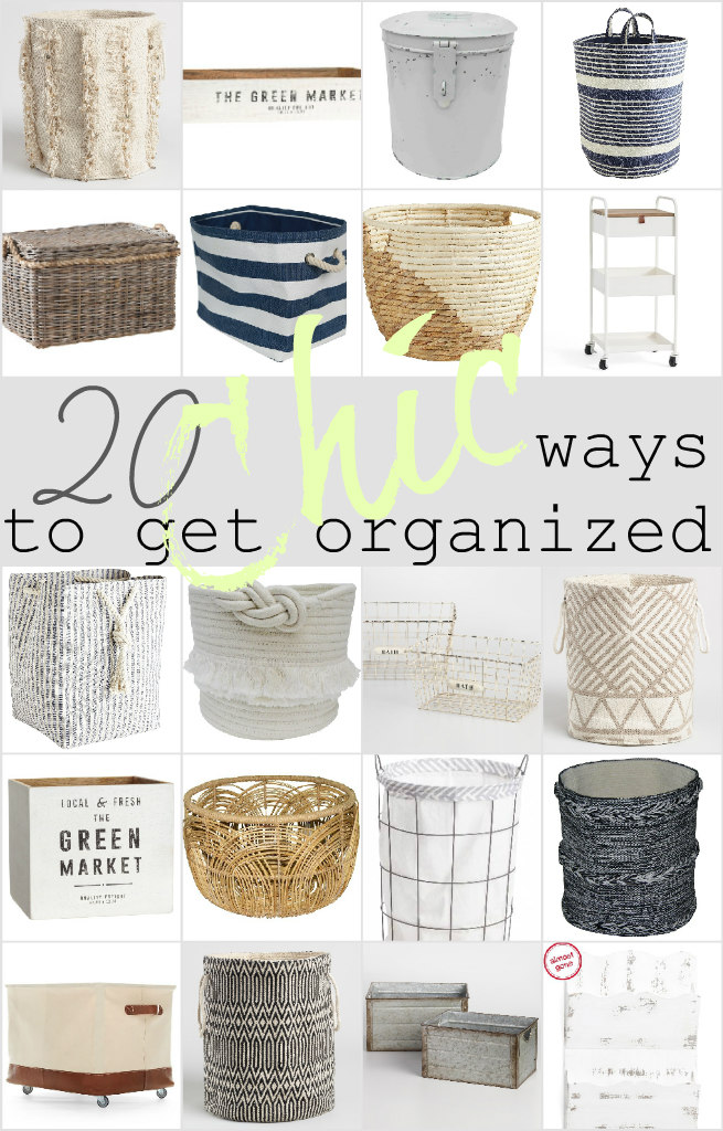 20 Chic ways to get Organized