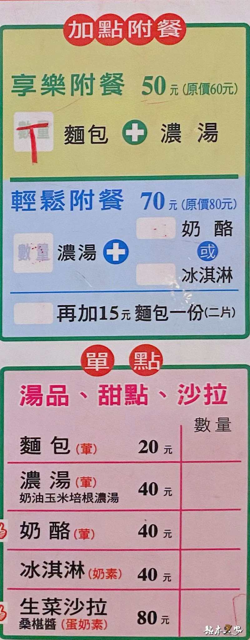 義把麵義式廚房菜單menu有蔬食素食放大清晰版詳細分類資訊