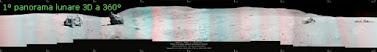 Il primo panorama lunare 3D a 360° mai realizzato