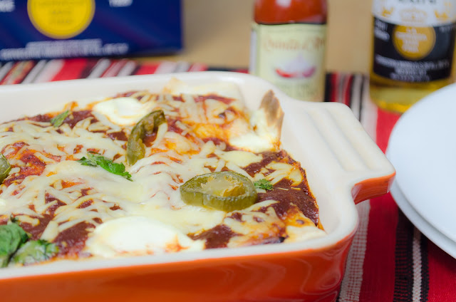 Enchiladas fresh out the oven