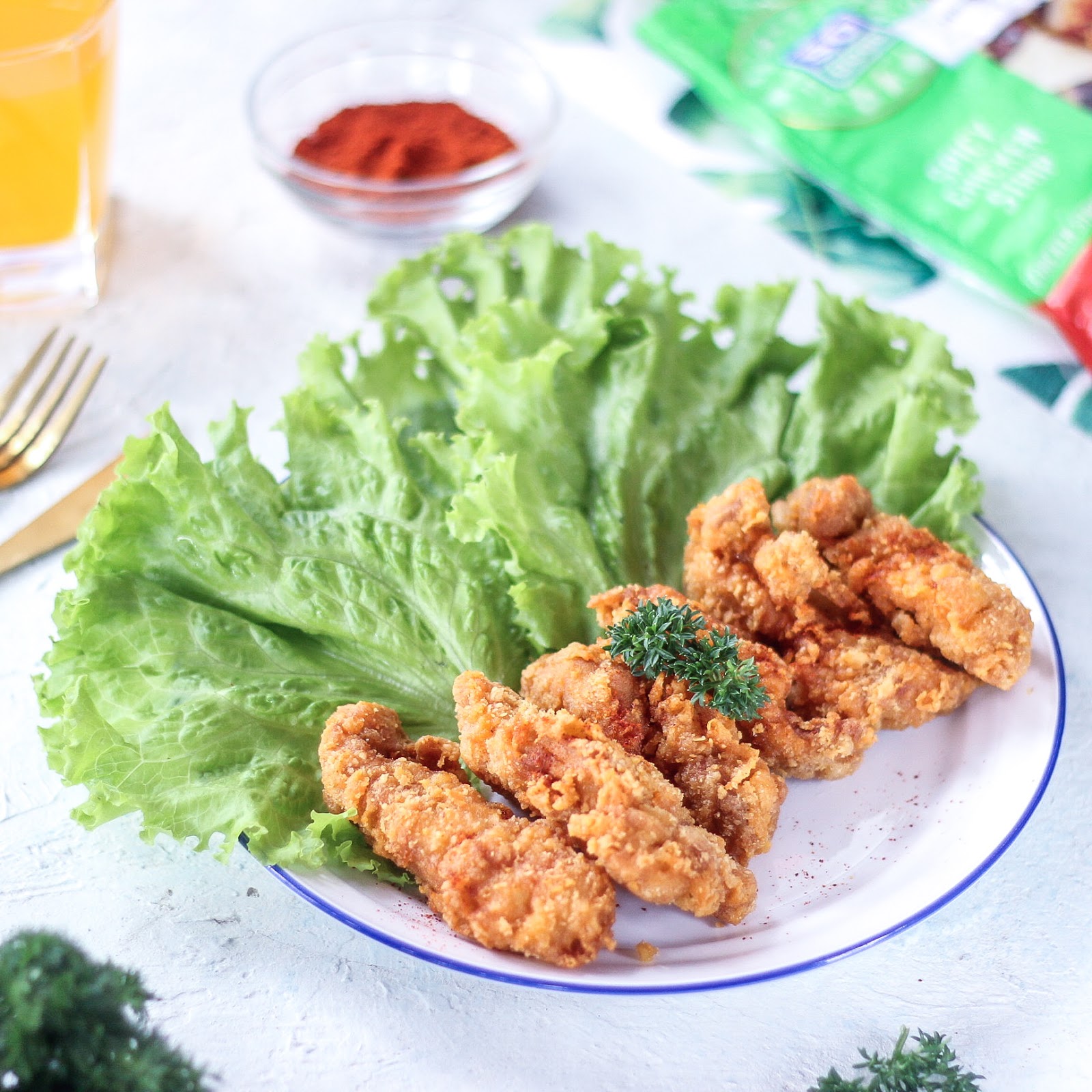 SO GOOD SPICY CHICKEN STRIP NIKMATNYA MEMBARA Icha Khairisa