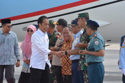 Presiden RI Tiba di Lombok