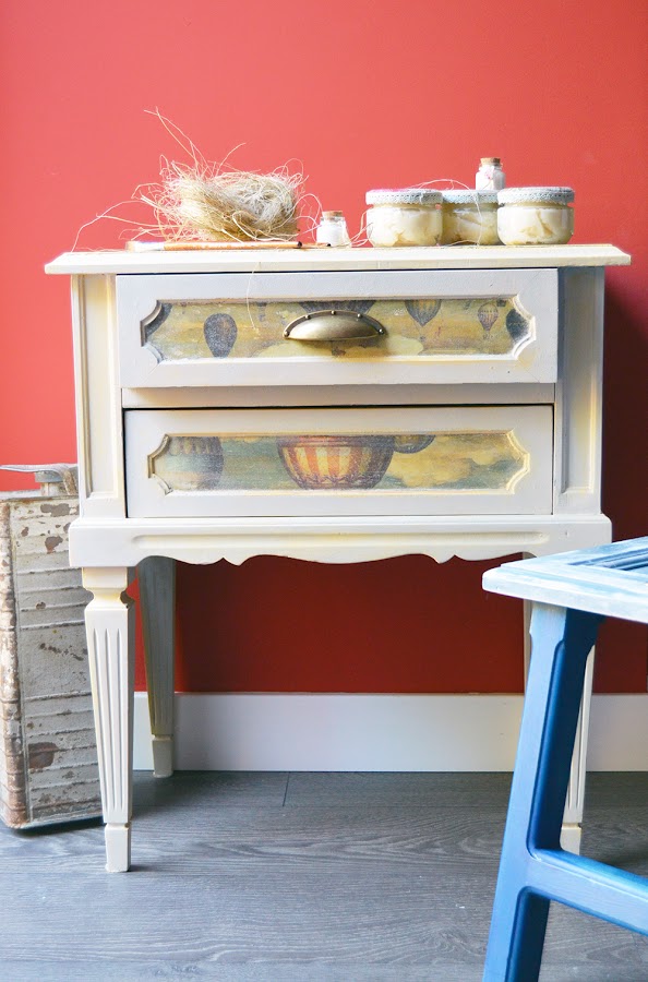 Diy decorar mesilla madera