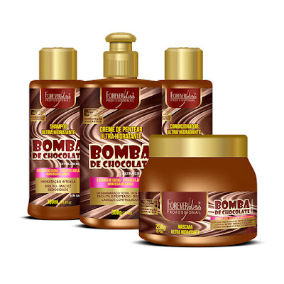 Linha Bomba De Chocolate Forever Liss Linha Bomba De Chocolate Forever Liss