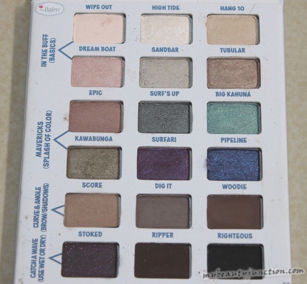 theBalm Balmsai eyeshadow palette swatches, review