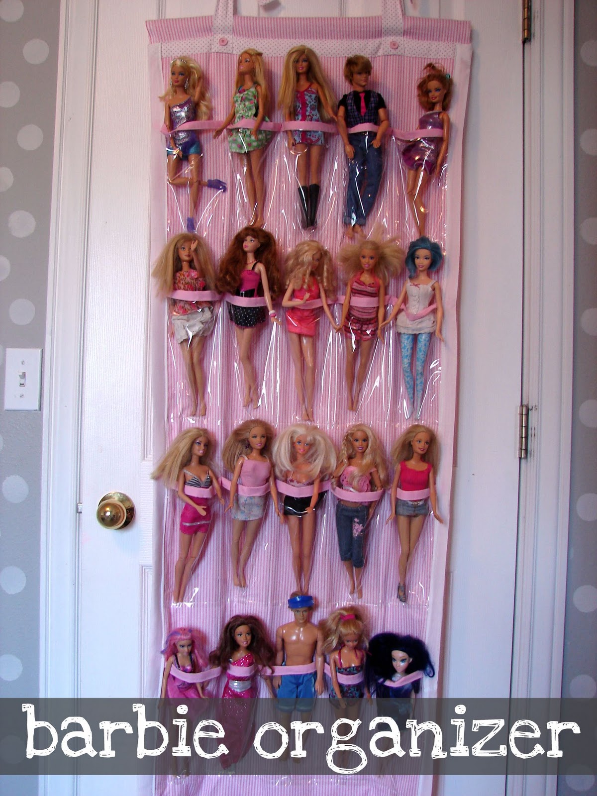 barbie organizer - A girl and a glue gun
