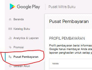 Langkah Langkah Mengatur Metode Pembayaran Pada Akun Mitra Publisher Google Play Book Ebooksia Publisher