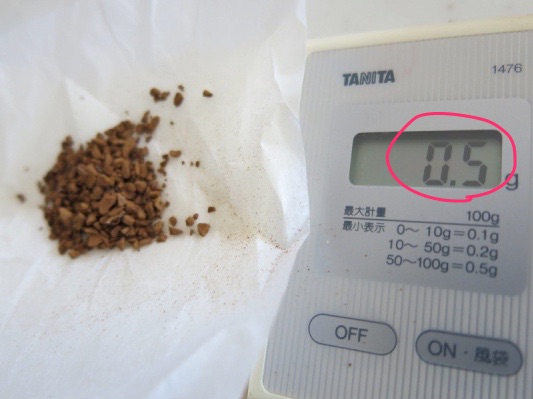 バリスタ・シンプルのコーヒー粉の減りが早いので投入量を量ってみた-佐柳島商会関西出張所