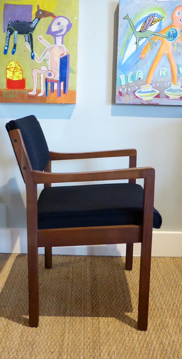 MICHAEL THOMAS Jasper Chair Co.; Pair of Arm Chairs