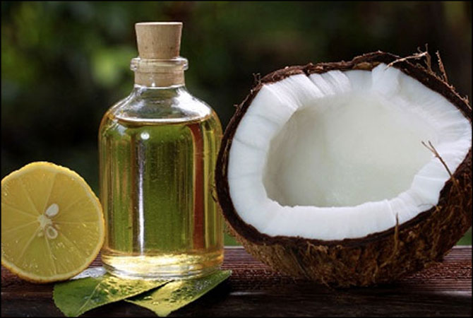 coconut oil and lemon