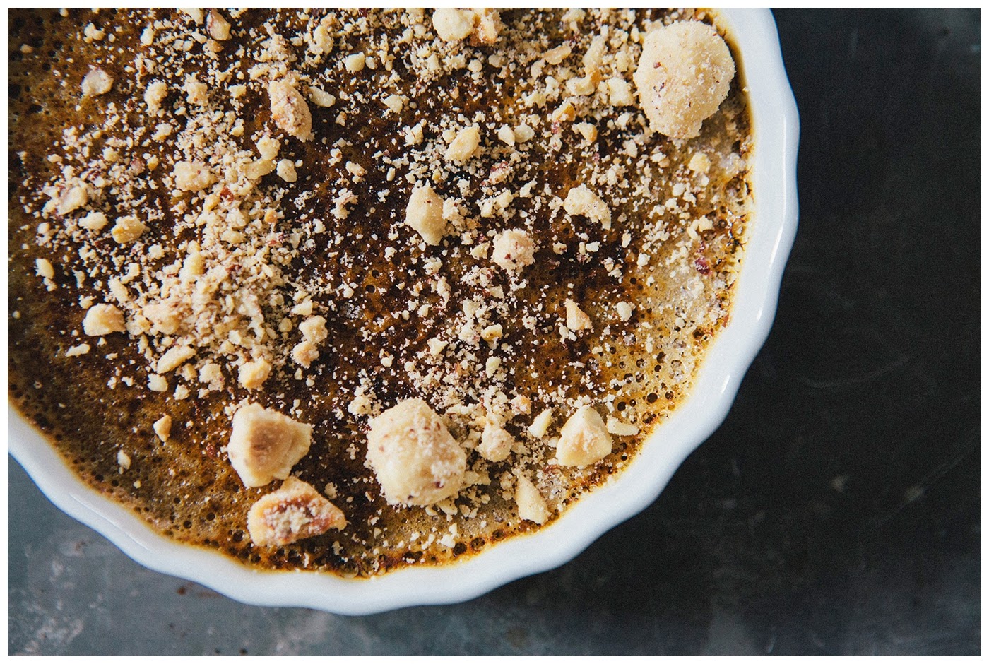 Cooking with B.S. Espresso Hazelnut Crème Brûlée