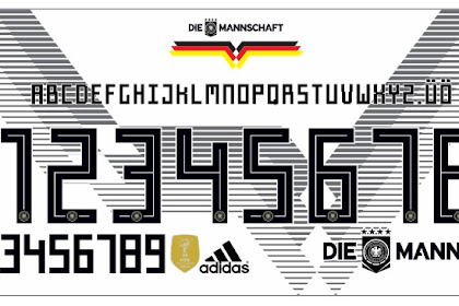 Font Adidas World Cup  2018 - Russia