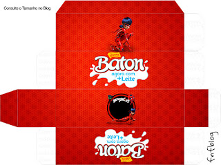 Miraculous Ladybug: Free Printable Boxes. Miraculous Ladybug Free Printable Box.