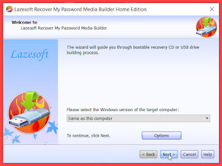 lazesoft recover my password media builder home edition lazesoft recover my password media builder home edition