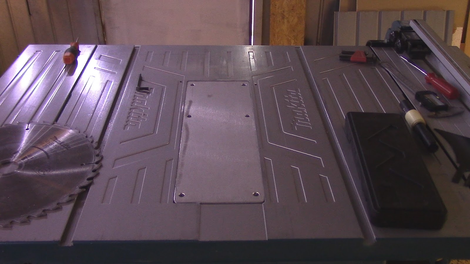 Makita MLT100 aluminium zero clearance insert