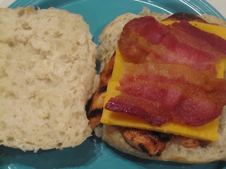 This BBQ Chicken Panini is filled with BBQ sauce, grilled chicken, bacon, red onion, lettuce and tomato. Life-in-the-Lofthouse.com