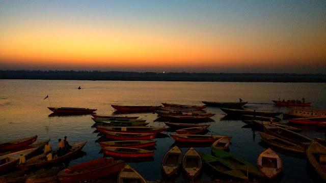 Early morning view of River Ganga - Varanasi