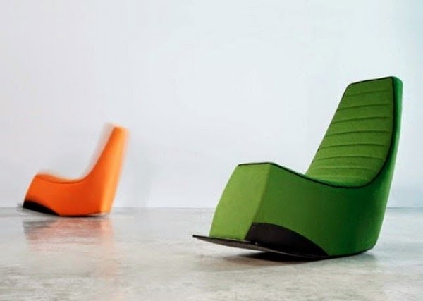 Contemporary rocking chair for relaxing hours