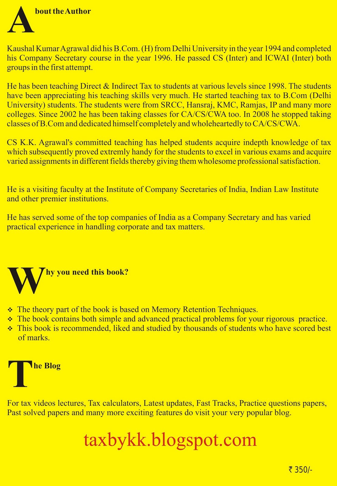 TAXATION BOOK FOR AY 201213 INDIA'S NO. 1 BOOK