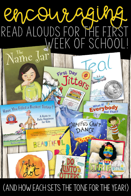 Set the tone for the entire year with positive, encouraging read aloud that teach students about diversity, community, kindness, and collaboration. Read more to find out why each of these books are valuable to share during the first week of school! #BackToSchool #GoodReads