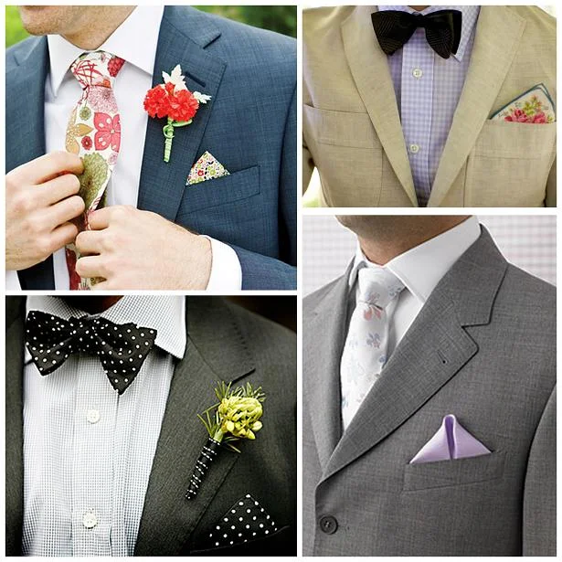 Amazing Wedding Pocket Squares Photo Nature