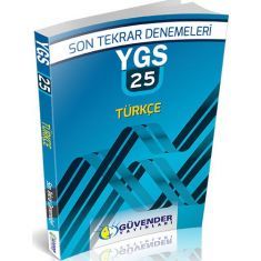 Güvender YGS 25x40 Türkçe Son Tekrar Denemeleri Güvender YGS 25x40 Türkçe Son Tekrar Denemeleri