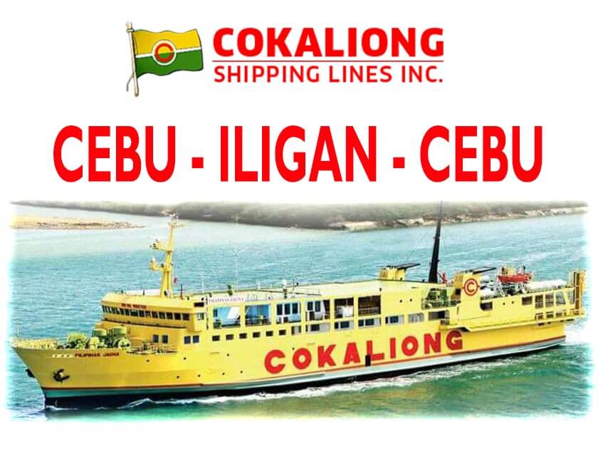 Cokaliong Shipping Cebu to Iligan Vice Versa Fares and Schedule 2019