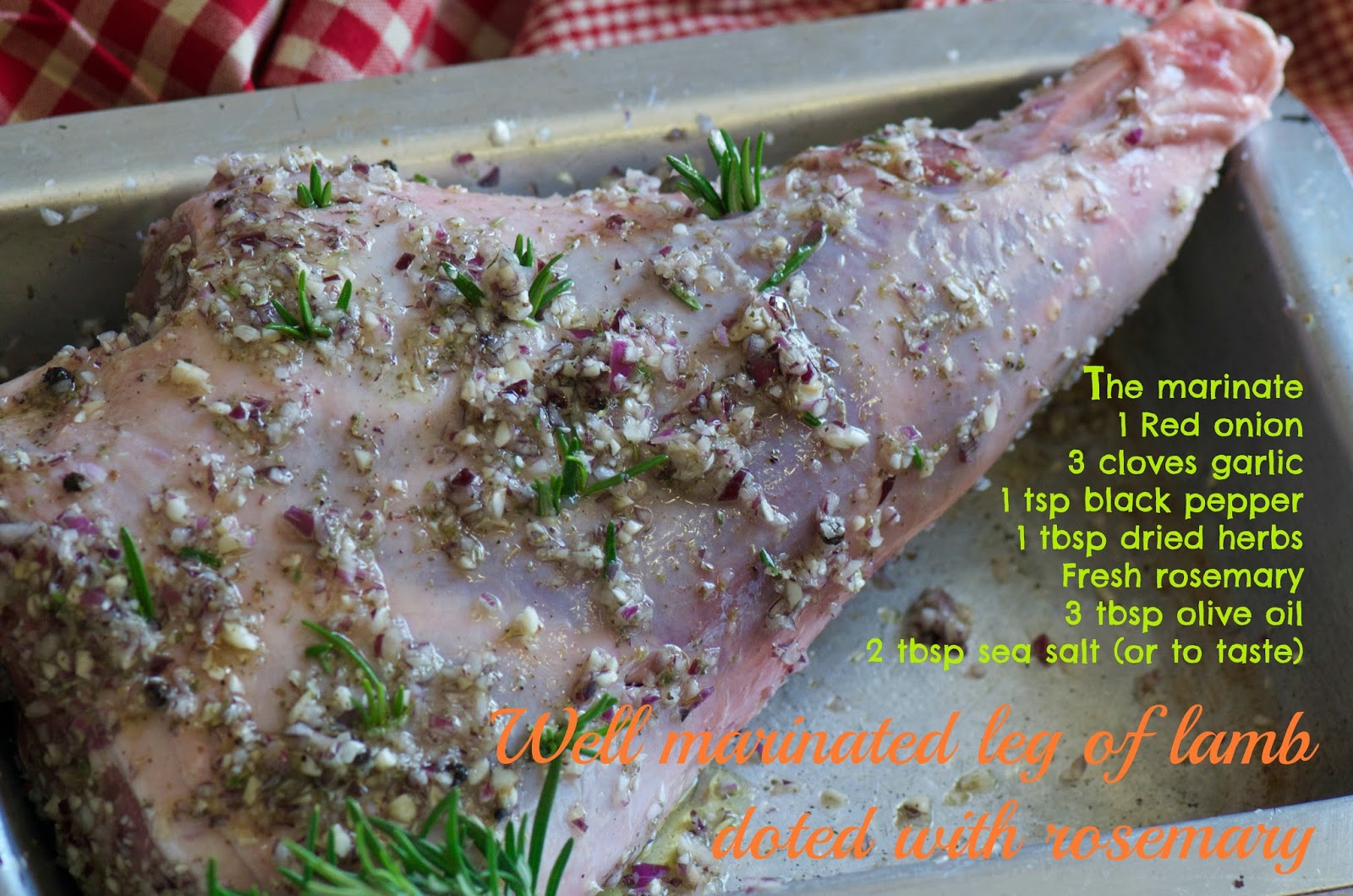 Indonesian Medan Food Moist, Tender and Tasty Marinated Leg of Lamb