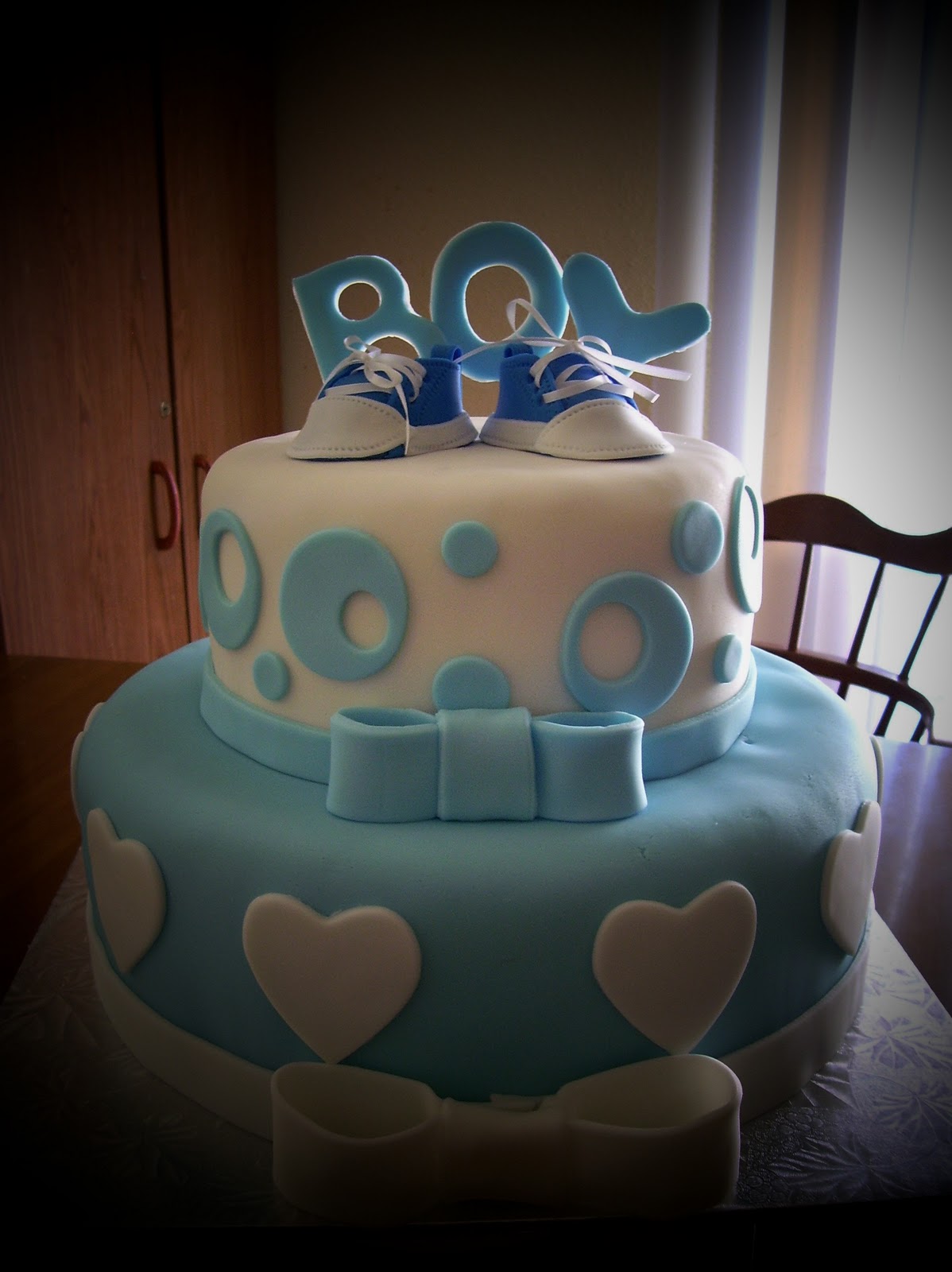 ... excited about this cake its my first fondant cake ever i did practice