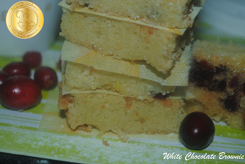 PATYSKITCHEN ANNA OLSON WHITE CHOCOLATE BROWNIES