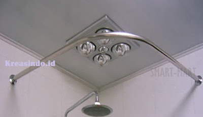 Harga Gantungan ruangan ganti bahan stainless model L