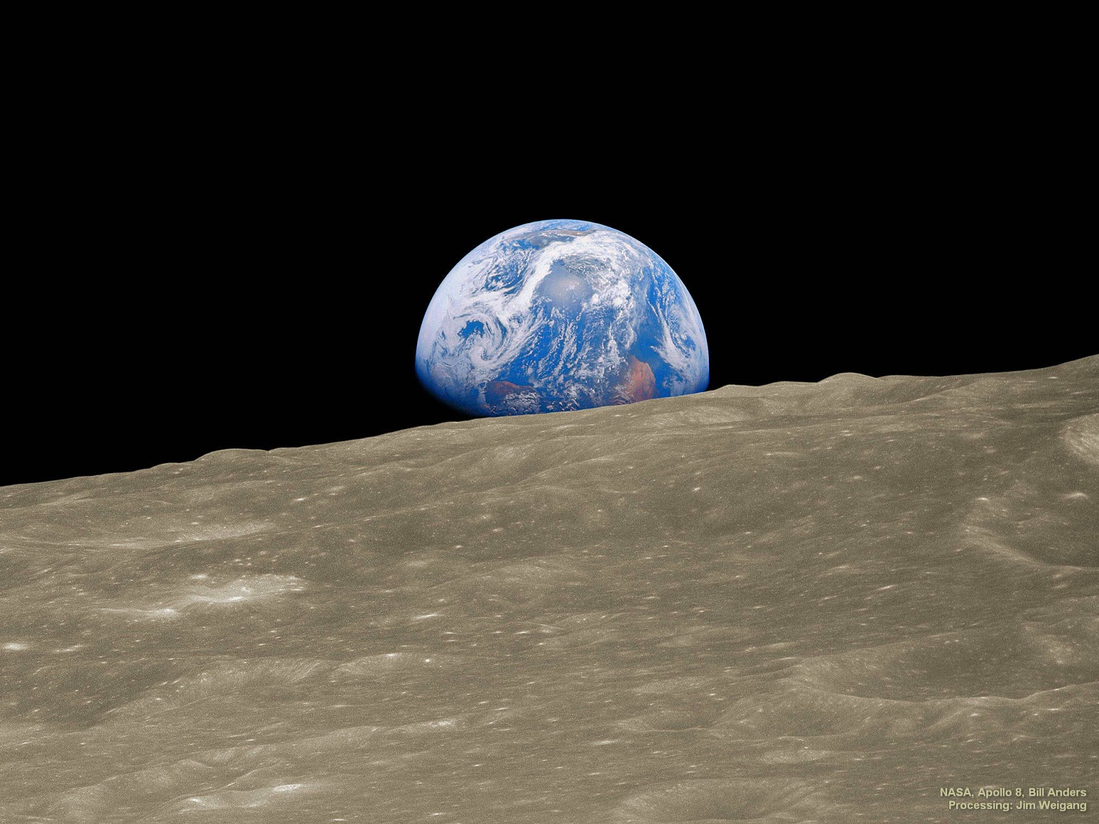 esplaobs: EARTHRISE 1: HISTORIC IMAGE REMASTERED Image Credit: NASA