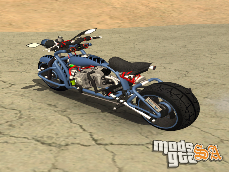 Moto com manobras iradas no GTA San Andreas 
