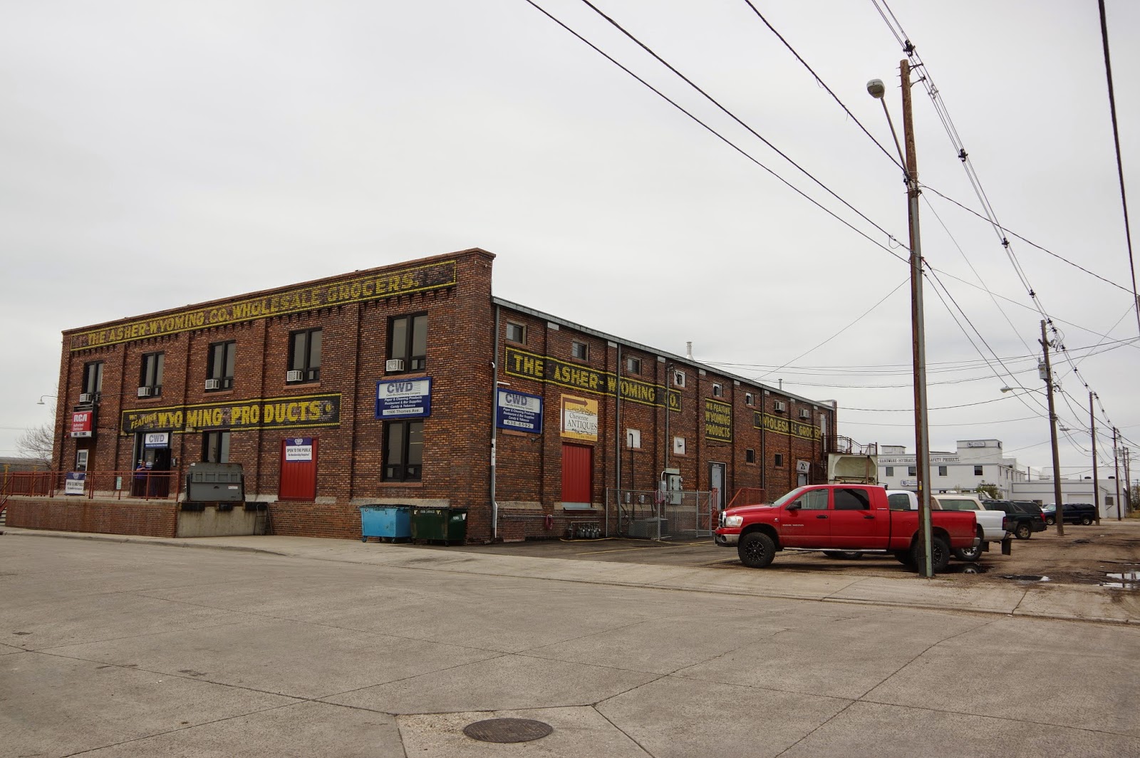 Painted Bricks The AsherWyoming Company building, Cheyenne Wyoming