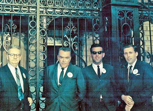 JFK Secret Service agents "Muggsy" O'Leary, Stu Stout, Ken Giannoules, and Jerry Blaine