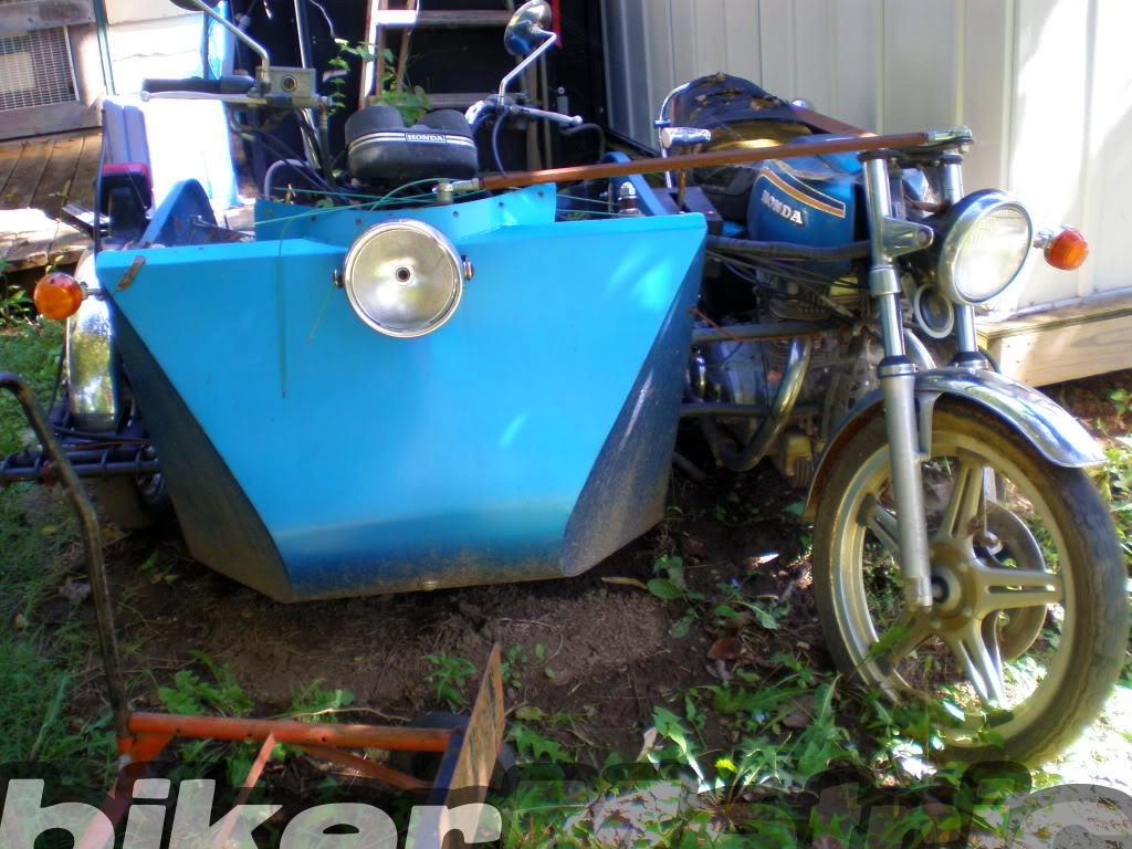 sidecar honda cb400 wheelchair motorbike | the handy hack