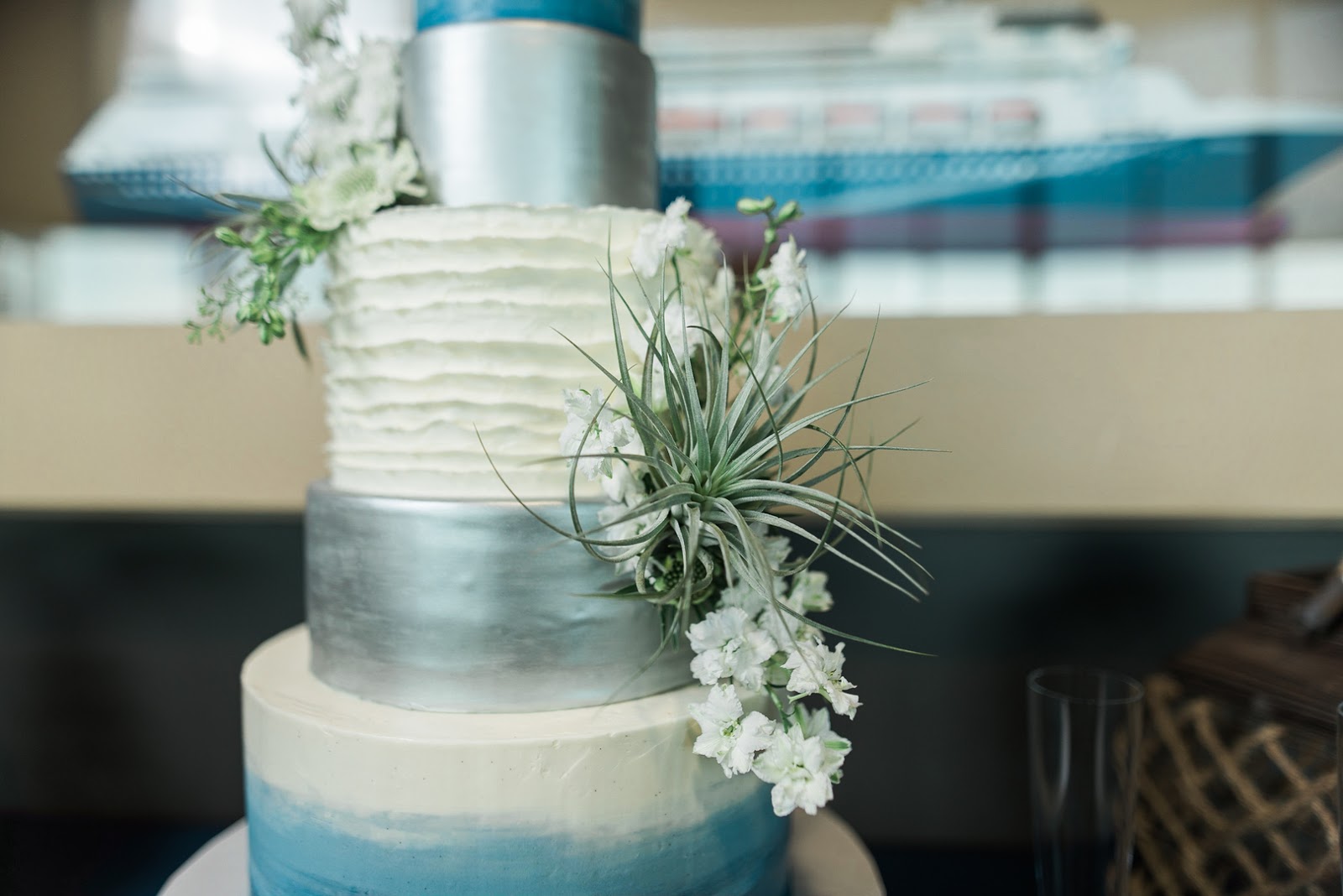 Waterfront Sequin and Driftwood Seattle Real Wedding