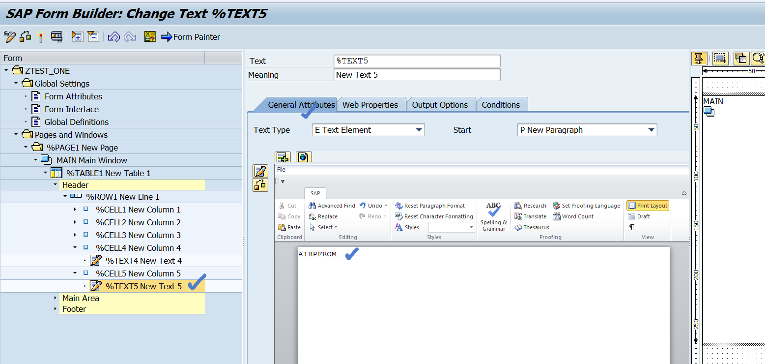 TECHSAP 9. Smartform Designing a table in smartform
