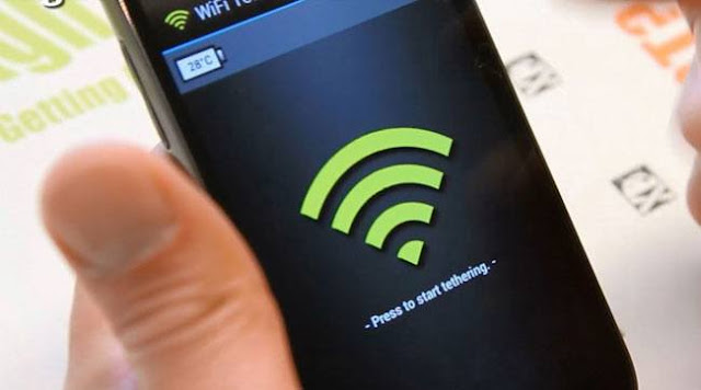 mengaktifkan tethering hotspot wi-fi on android
