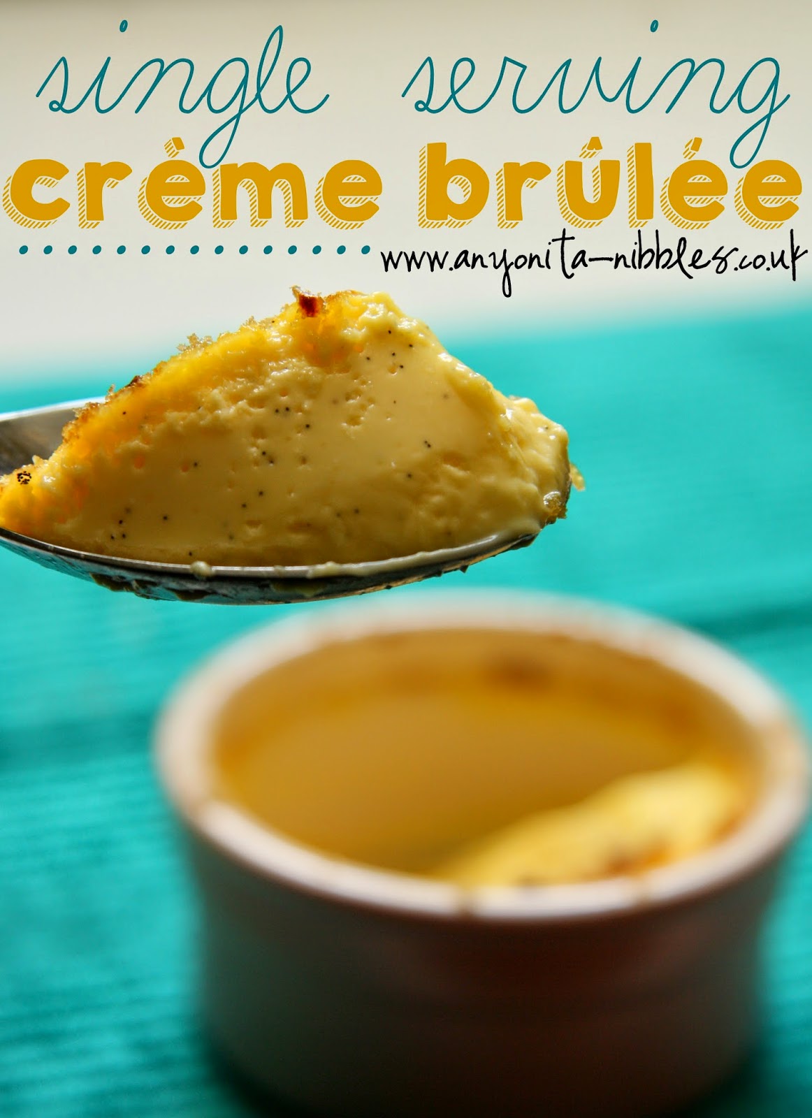 A spoonful of golden and indulgent #glutenfree crème brûlée from Anyonita Nibbles
